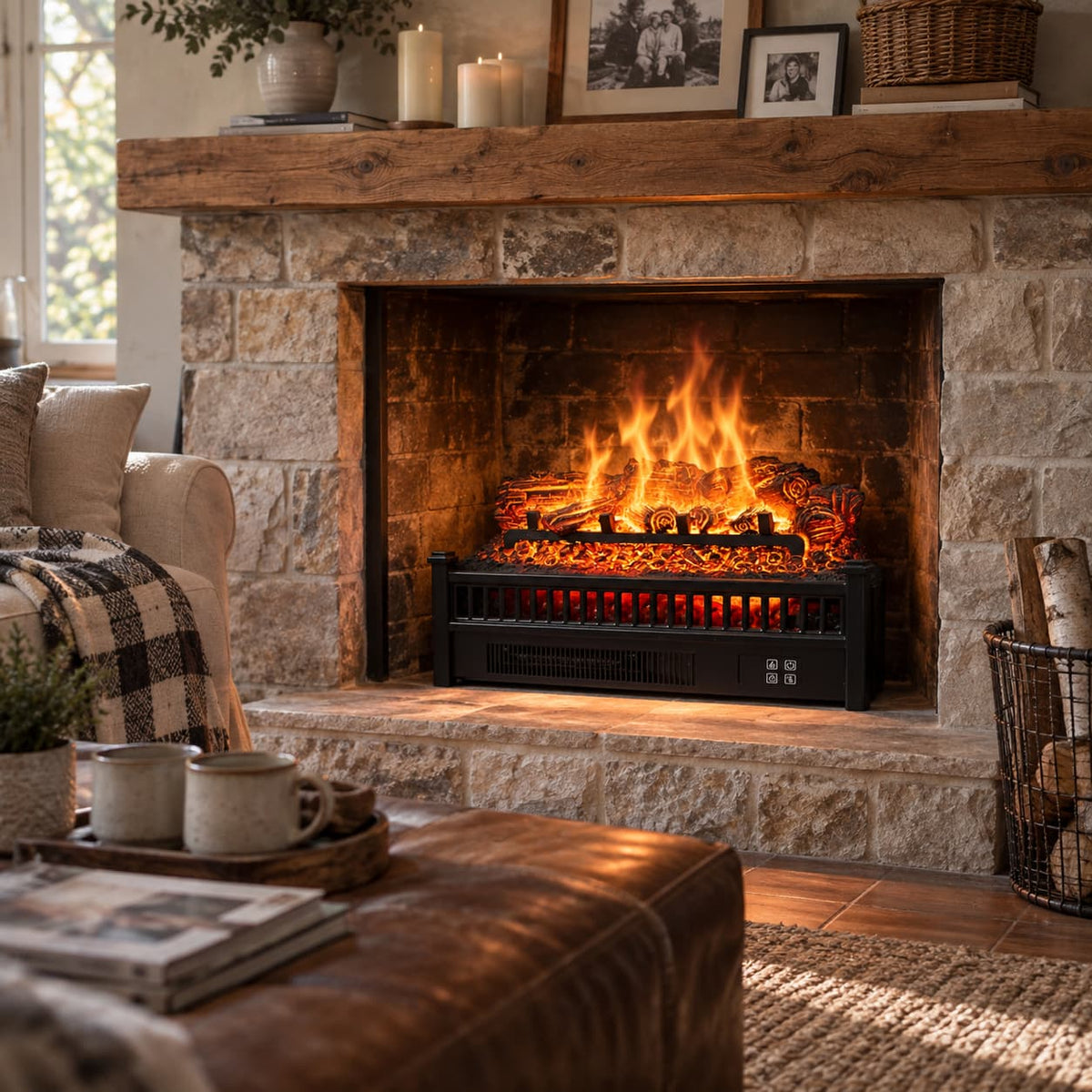 Portable Electric Fireplace Heater