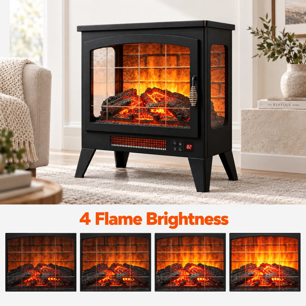 21” Three-Sided Freestanding Electric Fireplace