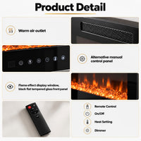 50” Built-In Electric Fireplace