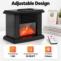 1000W Freestanding Electric Fireplace