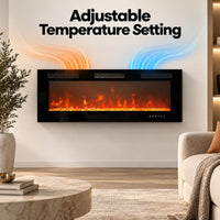50” Built-In Electric Fireplace