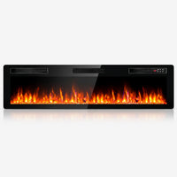 72” Ultra-Thin Linear Electric Fireplace