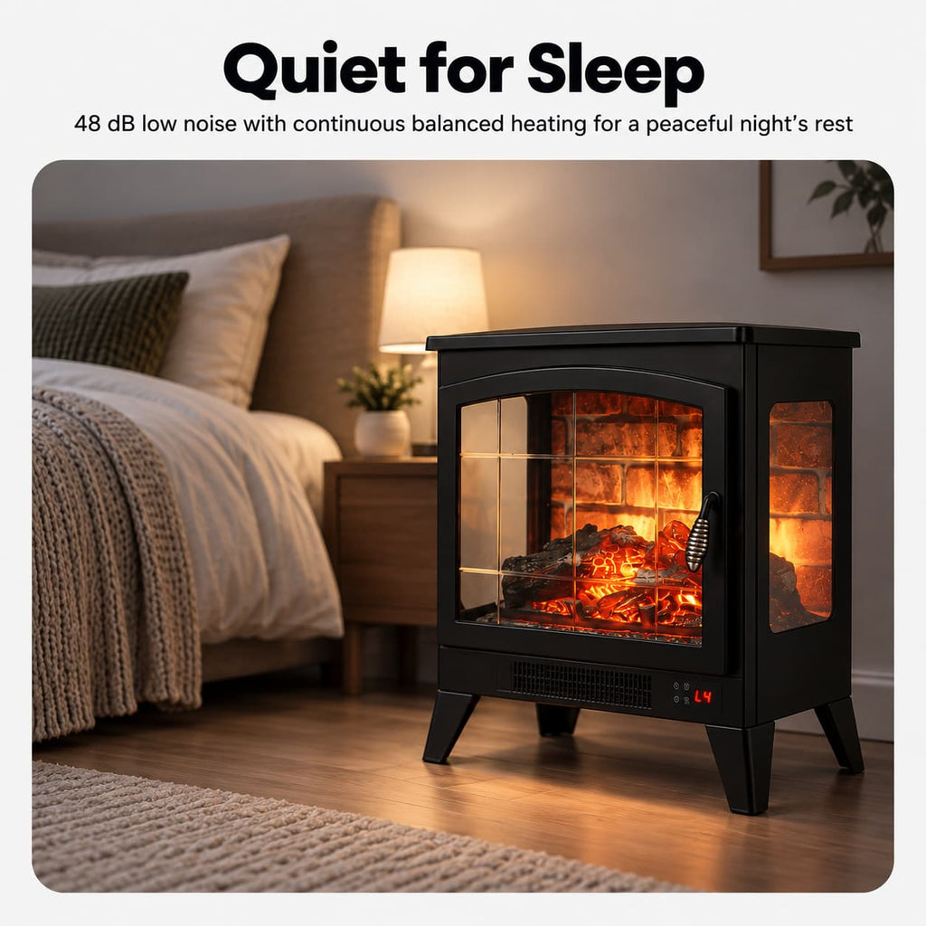 21” Three-Sided Freestanding Electric Fireplace
