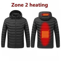 Graphene Heated Down Jacket, Up to 17 Zones