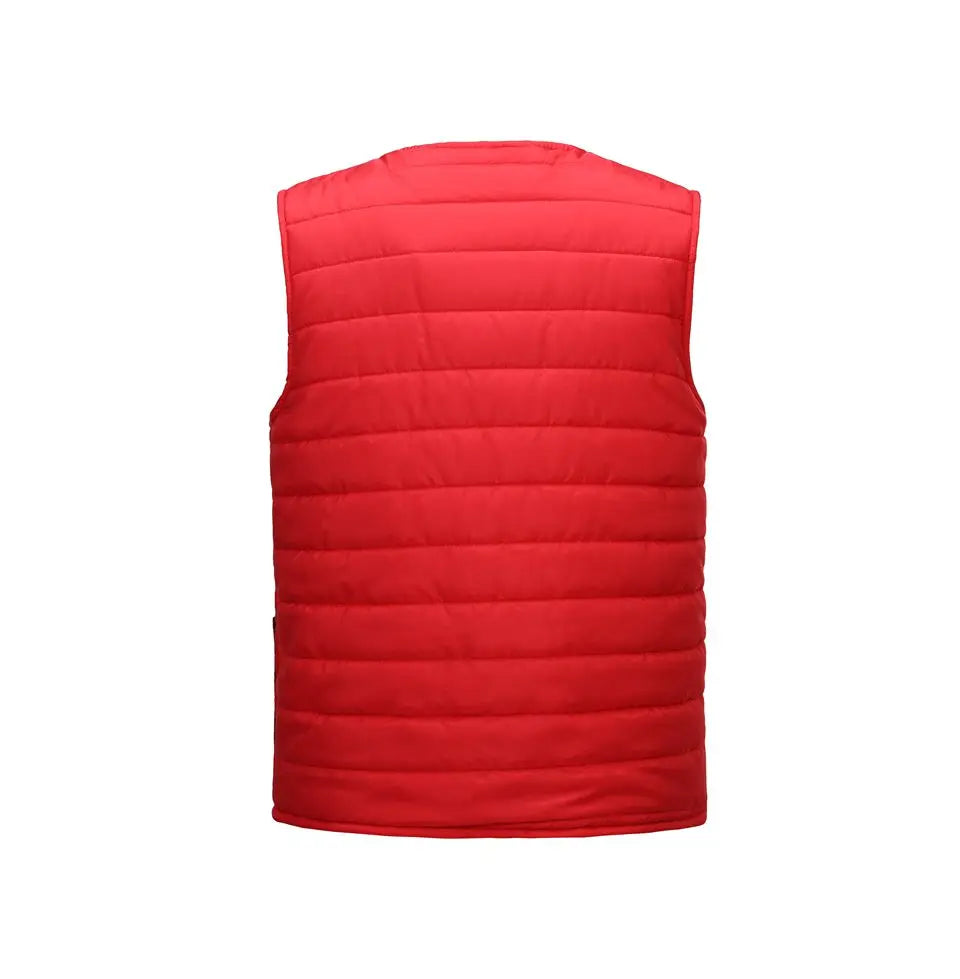 Cotton Heated Vest, 9 Zones, V-Neck, Unisex