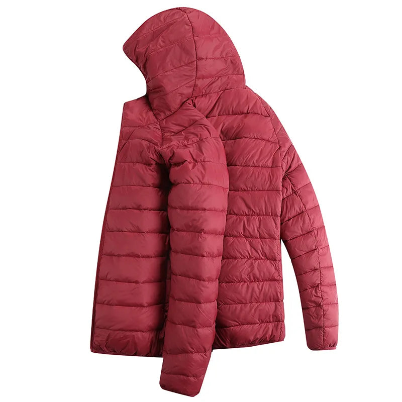 Men's Hooded Heated Parka, Smart Thermostat