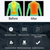 Graphene Heated Down Jacket, Up to 17 Zones