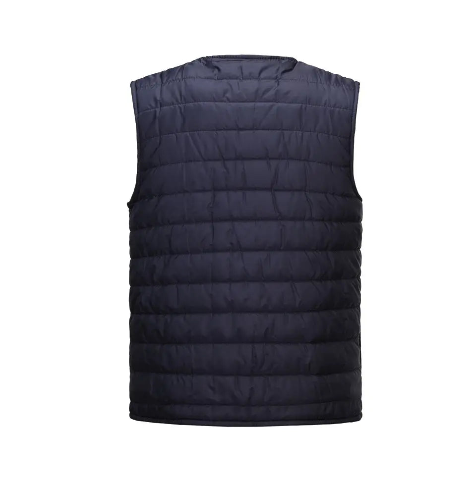 Cotton Heated Vest, 9 Zones, V-Neck, Unisex