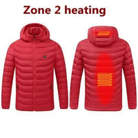 Graphene Heated Down Jacket, Up to 17 Zones