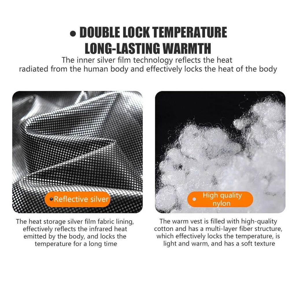 Graphene Heated Down Jacket, Up to 17 Zones