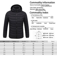 Graphene Heated Down Jacket, Up to 17 Zones
