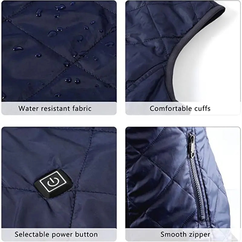 Women's Infrared Heated Vest, 4/9 Zones