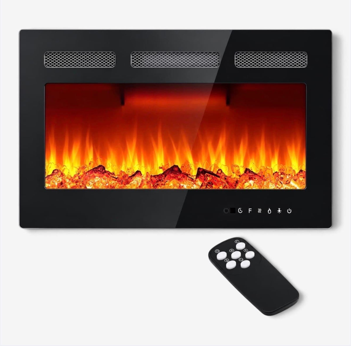 30” Recessed Electric Fireplace