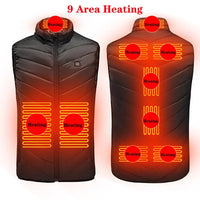 USB Heated Vest, 17-Zone Infrared, Men's