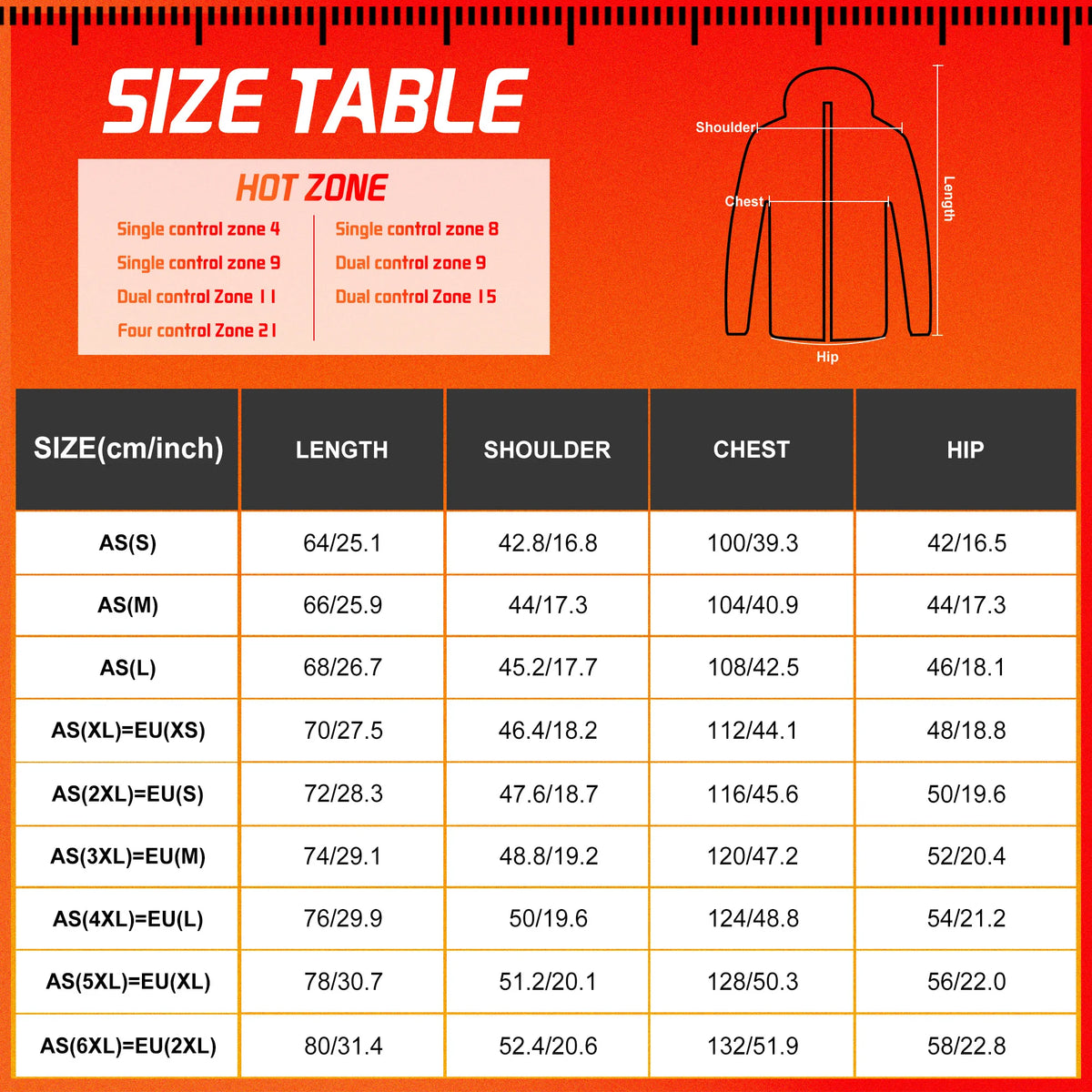 TODWARM Motorcycle Heated Jacket, 26 Zones