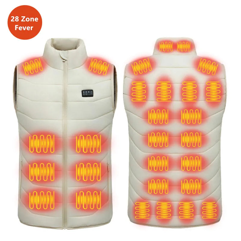 28-Zone Smart Heated Vest, Loose Fit