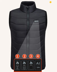 28-Zone Smart Heated Vest, Loose Fit