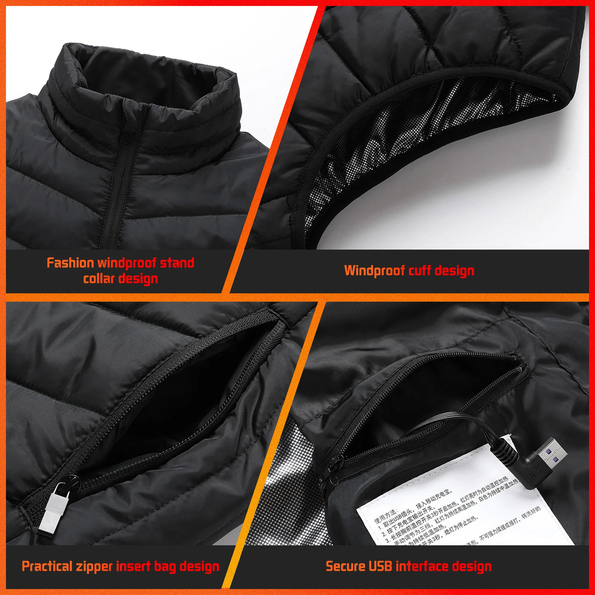 TODWARM Heated Vest, 26 Zones, 4 Controls