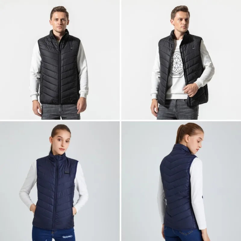 Electric Heated Bodywarmer Vest, 17 Zones