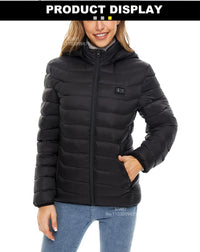 LEOSOXS Washable Heated Coat, Up to 25 Zones