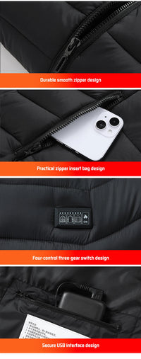 TODWARM Motorcycle Heated Jacket, 26 Zones