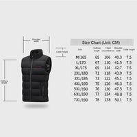 23-Zone Heated Cotton Vest, V-Neck, M-7XL