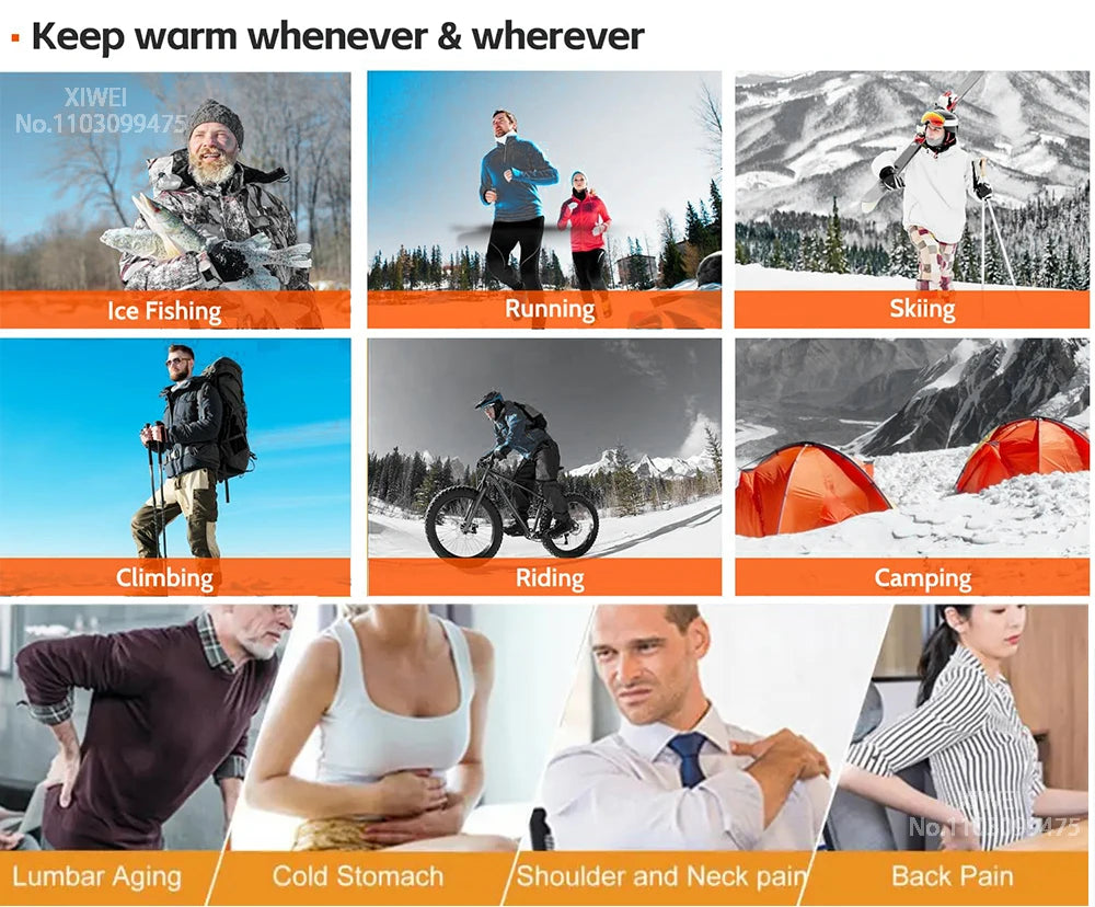 LEOSOXS Self-Heated Jacket, Up to 25 Zones
