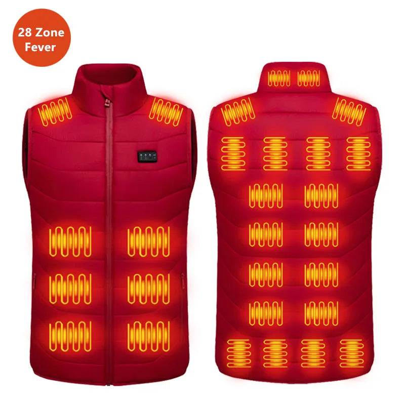 28-Zone Smart Heated Vest, Loose Fit