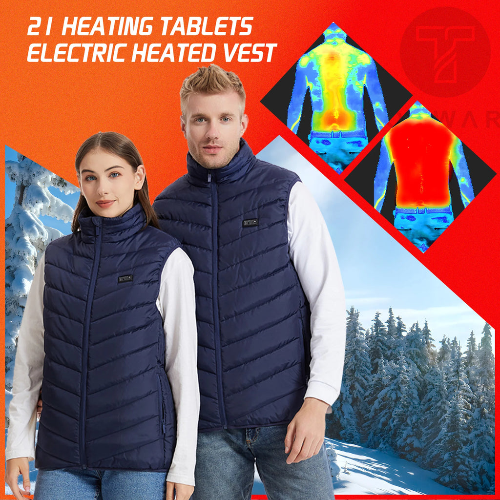 TODWARM Heated Vest, 26 Zones, 4 Controls