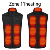 USB Heated Vest, 17-Zone Infrared, Men's