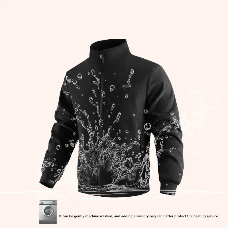 Muninako Polar Fleece Heated Jacket, 8 Zones