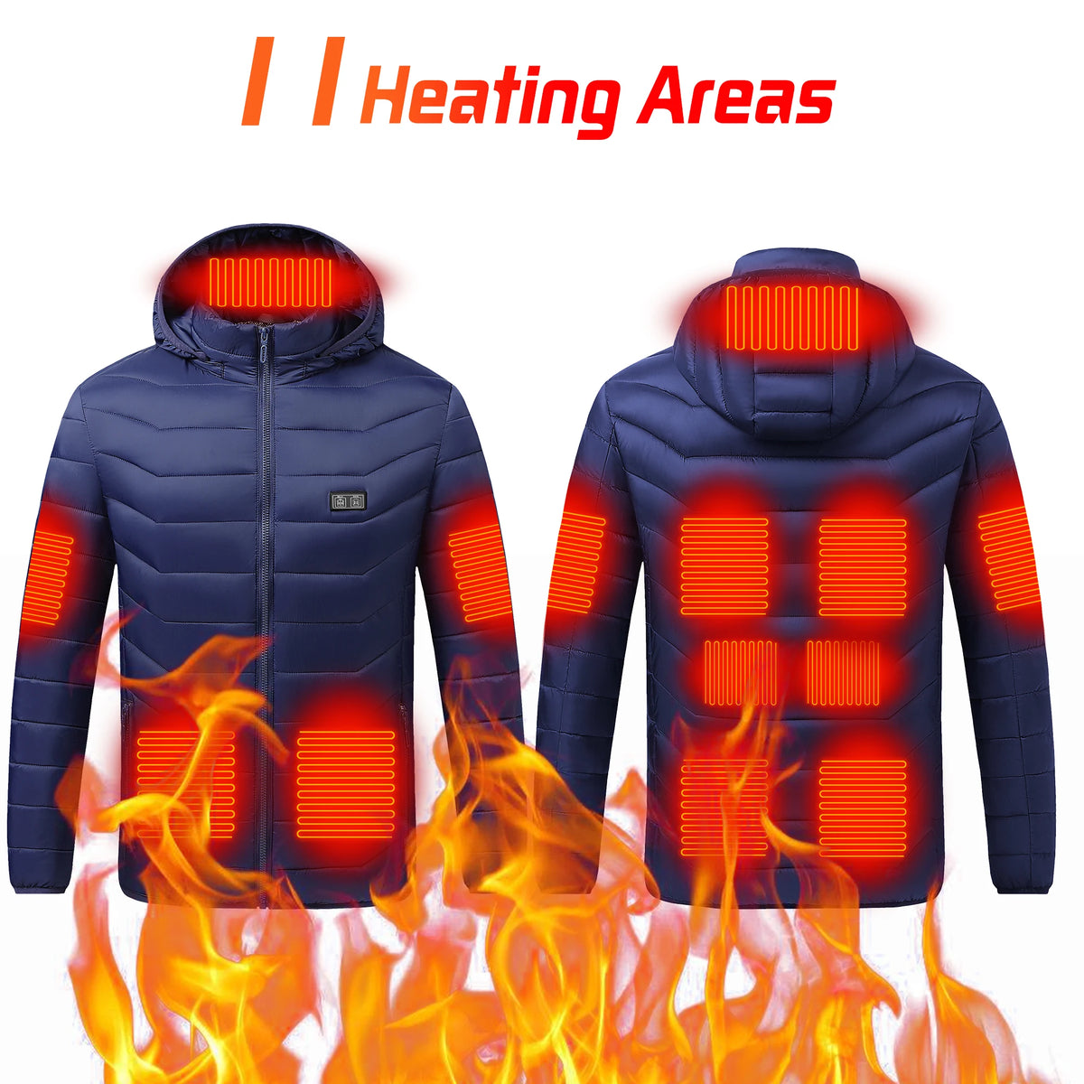TODWARM Motorcycle Heated Jacket, 26 Zones