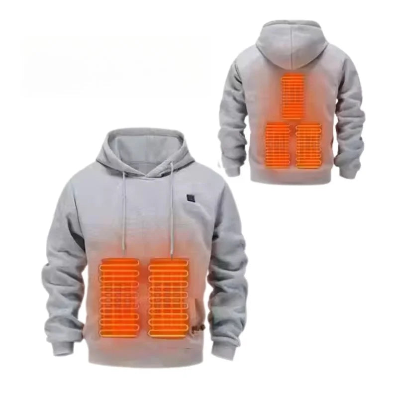Heated Hoodie Sweatshirt, Up to 17 Zones