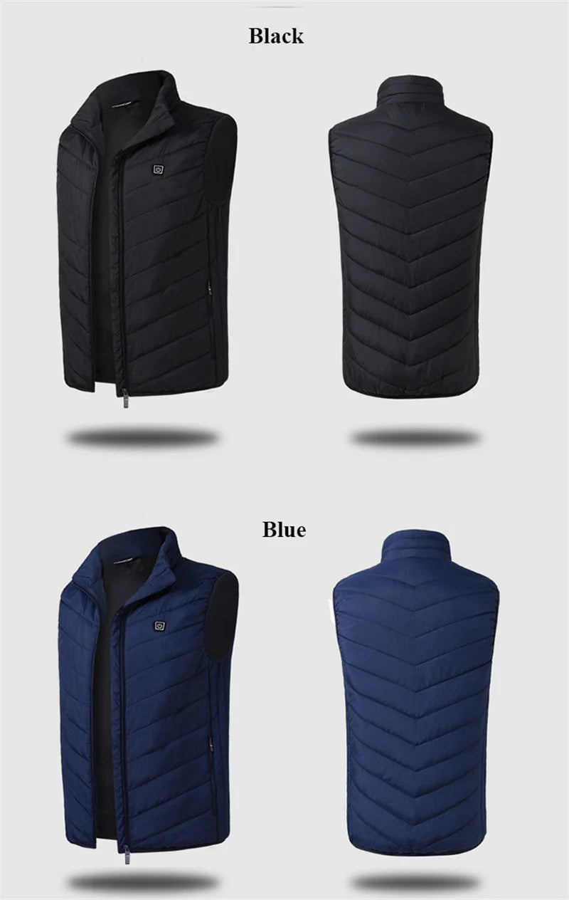 Electric Heated Bodywarmer Vest, 17 Zones