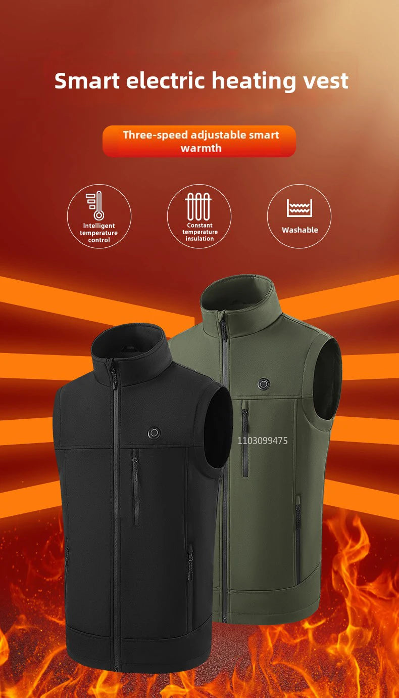 LEOSOXS 9-Zone Heated Vest, Washable