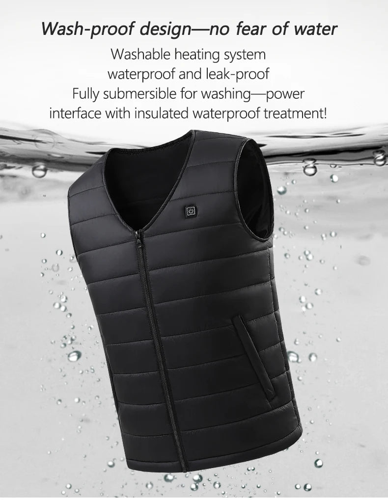16-Zone Heated Vest, Constant Warmth