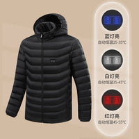 USB Heated Down Jacket, Up to 21 Zones