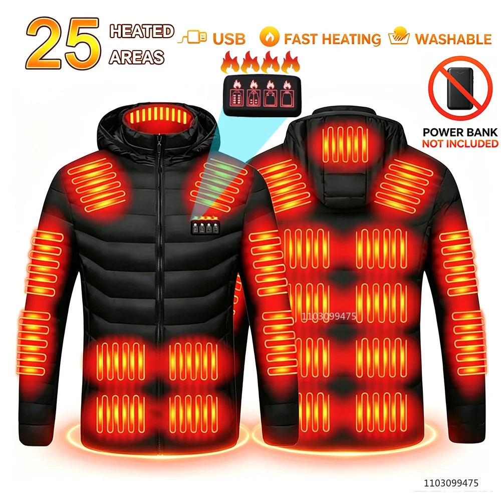 LEOSOXS Self-Heated Jacket, Up to 25 Zones