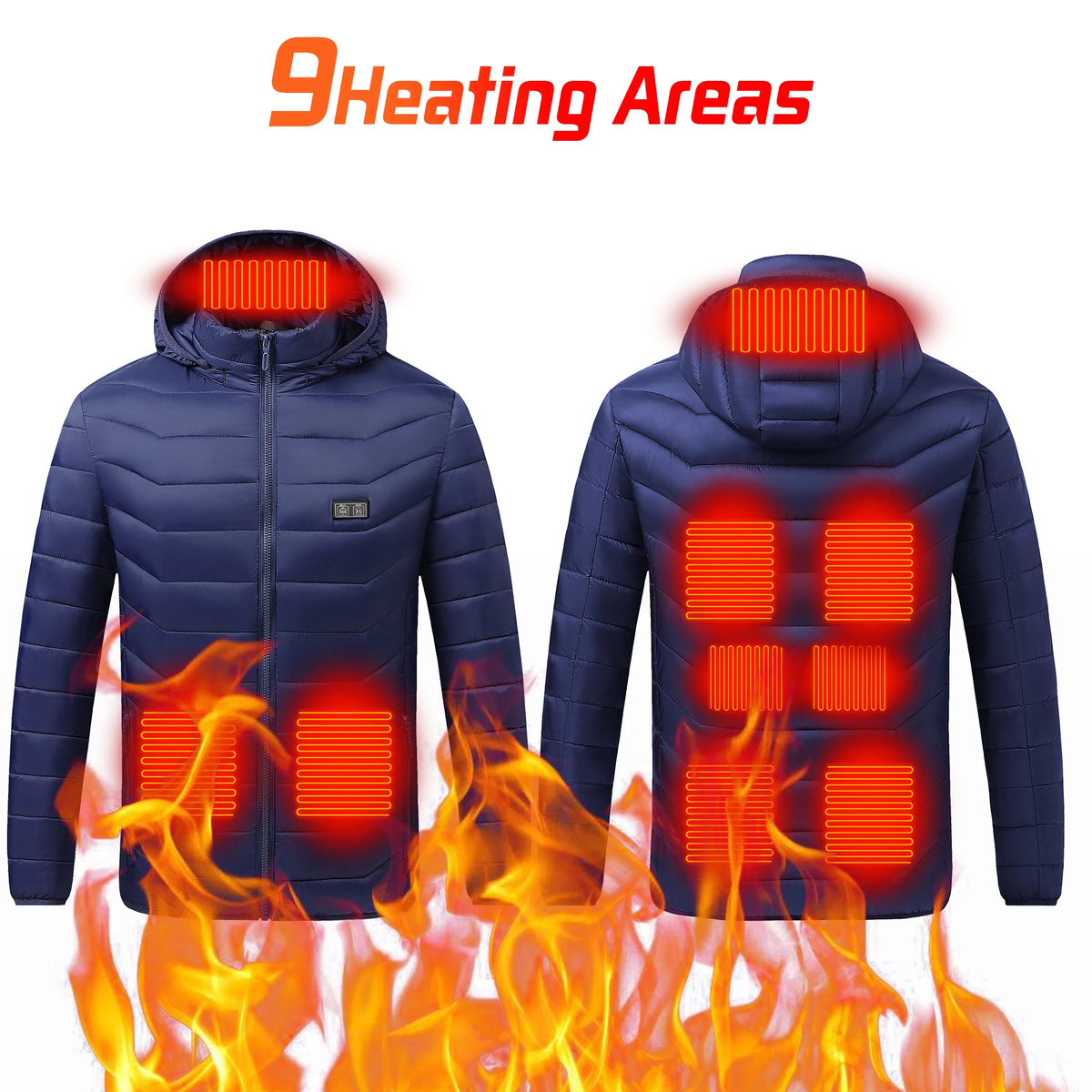TODWARM Motorcycle Heated Jacket, 26 Zones