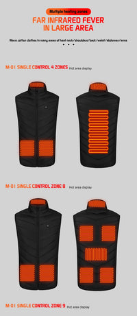 TODWARM Heated Vest, 26 Zones, 4 Controls