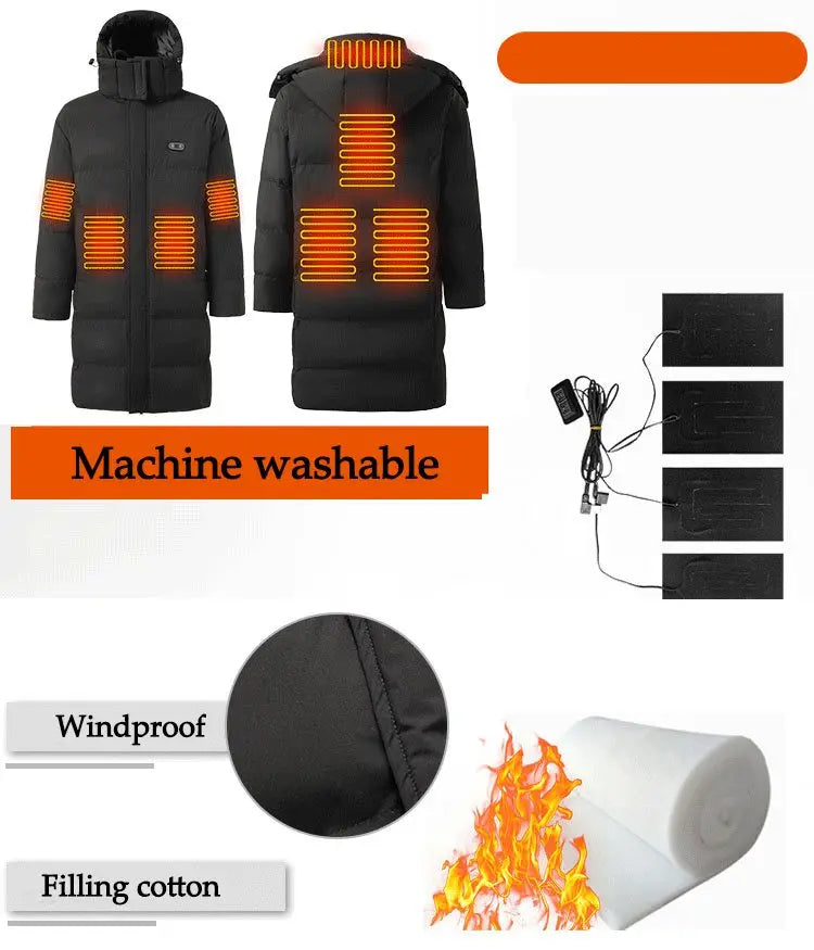 Huelora 8-Zone Heated Jacket, Ski/Trek