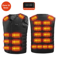 Unisex 22-Zone Heated Vest, V-Neck