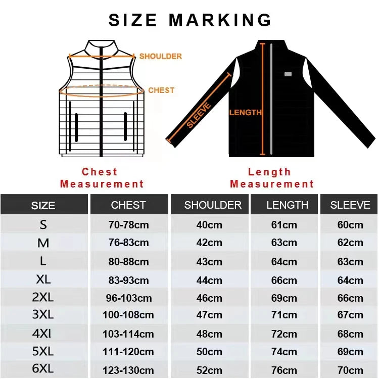 LEOSOXS Self-Heated Jacket, Up to 25 Zones