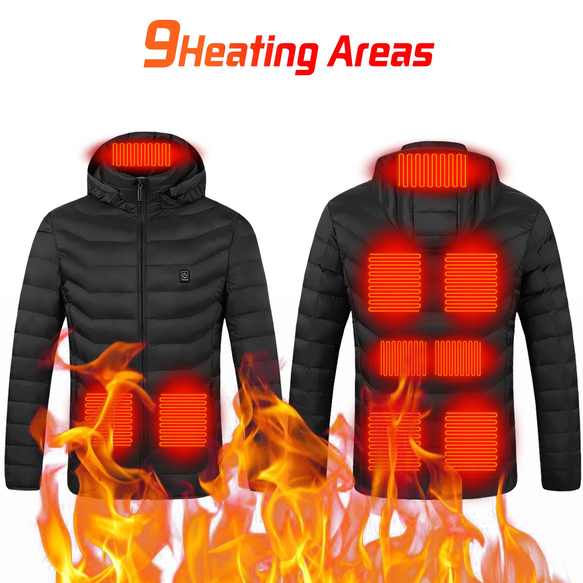 TODWARM Motorcycle Heated Jacket, 26 Zones