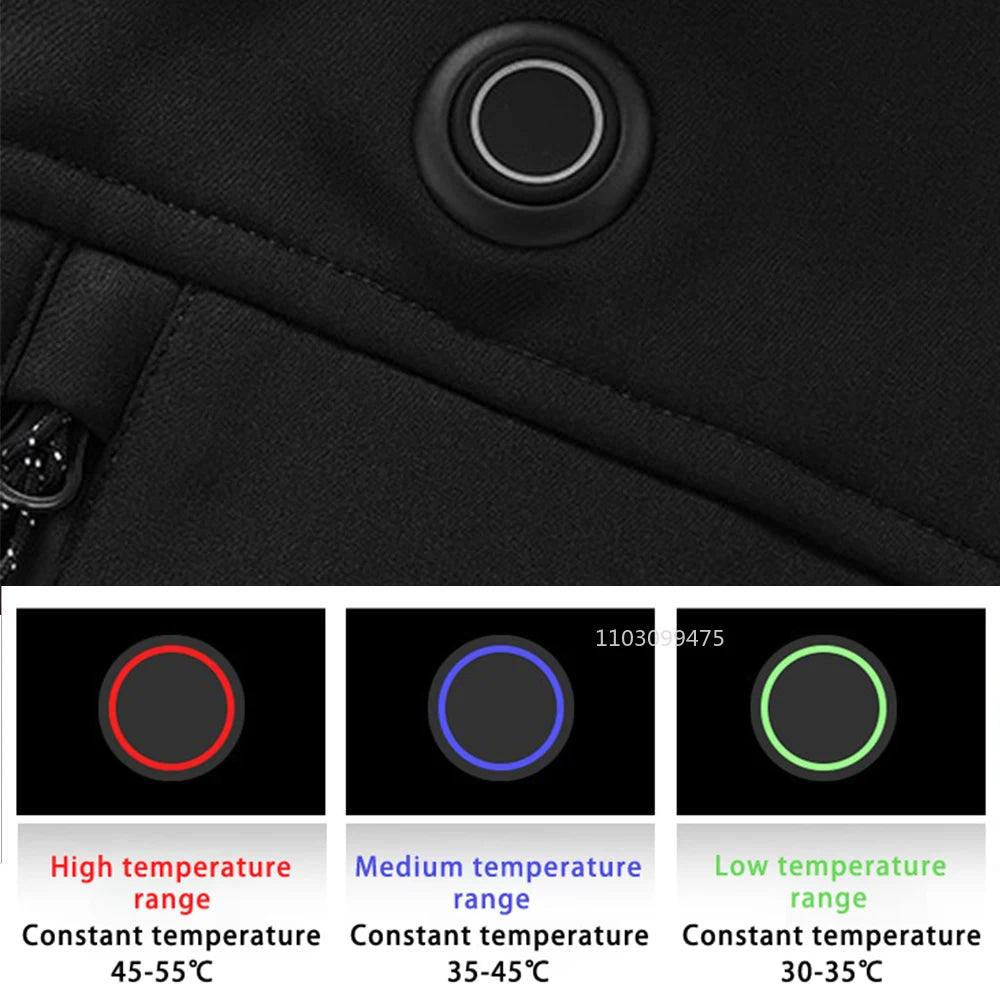 LEOSOXS 9-Zone Heated Vest, Washable