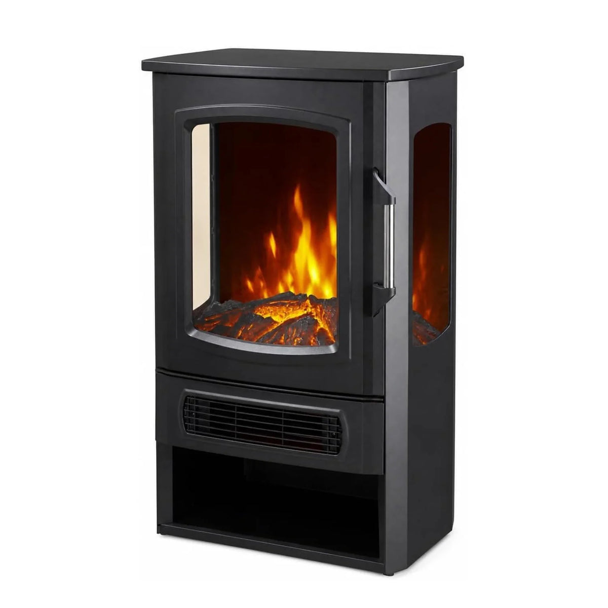3-Sided Freestanding Electric Fireplace Heater