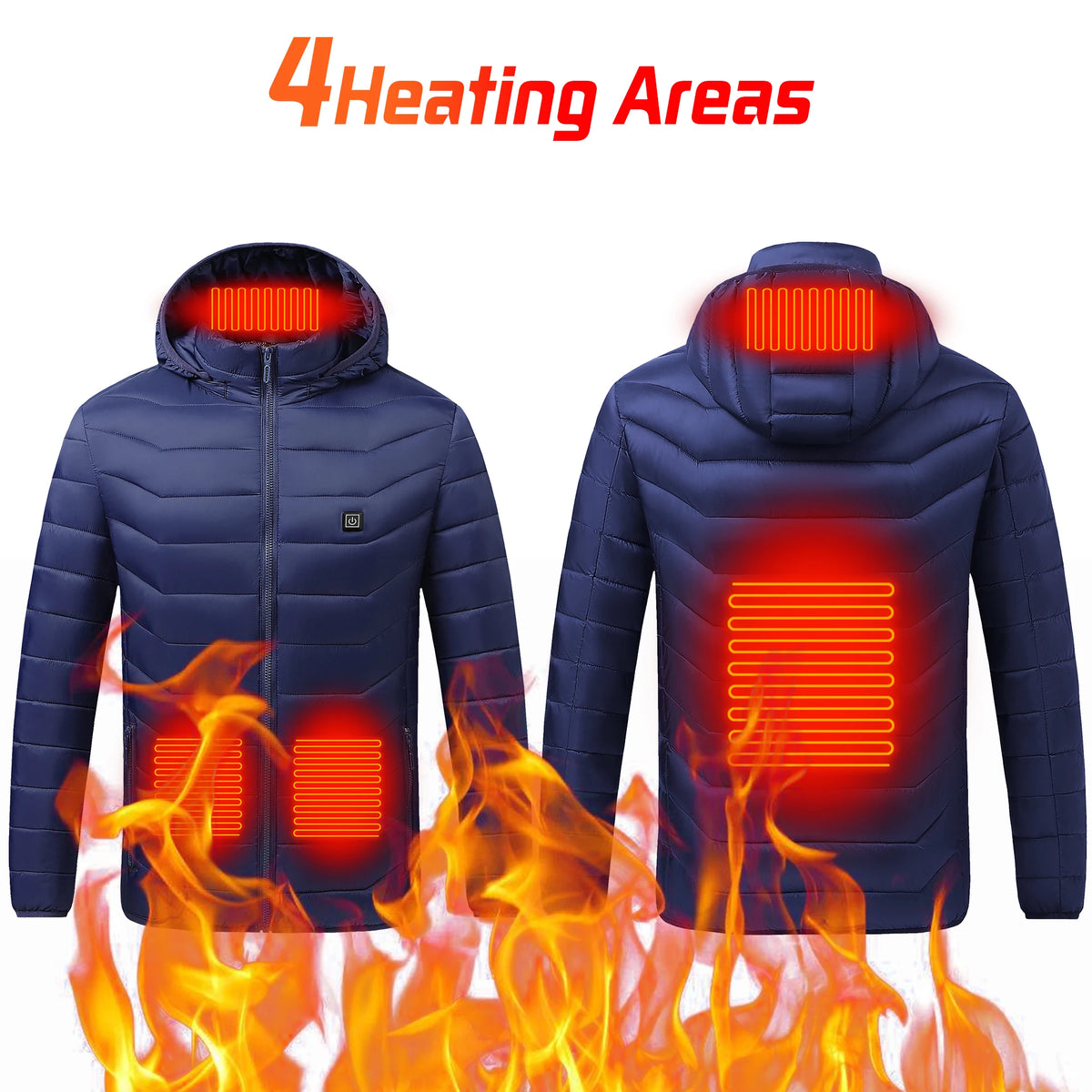 TODWARM Motorcycle Heated Jacket, 26 Zones