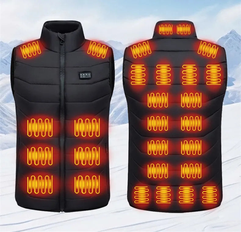 28-Zone Smart Heated Vest, Loose Fit
