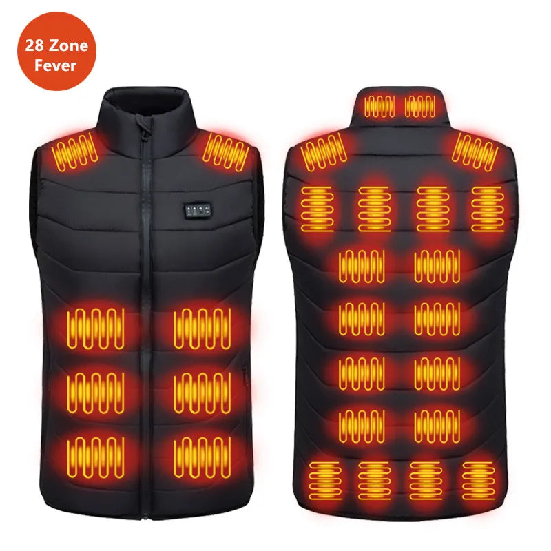 28-Zone Smart Heated Vest, Loose Fit