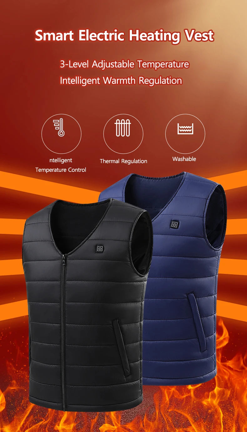 16-Zone Heated Vest, Constant Warmth